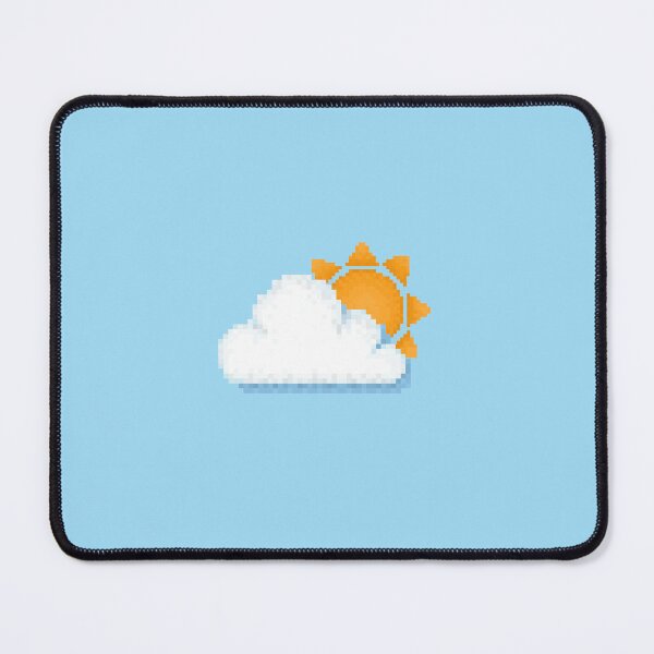 Item preview, Retro Pixel Sunshine and Cloud Weather Icon Design designed and sold by 8BitTrip.