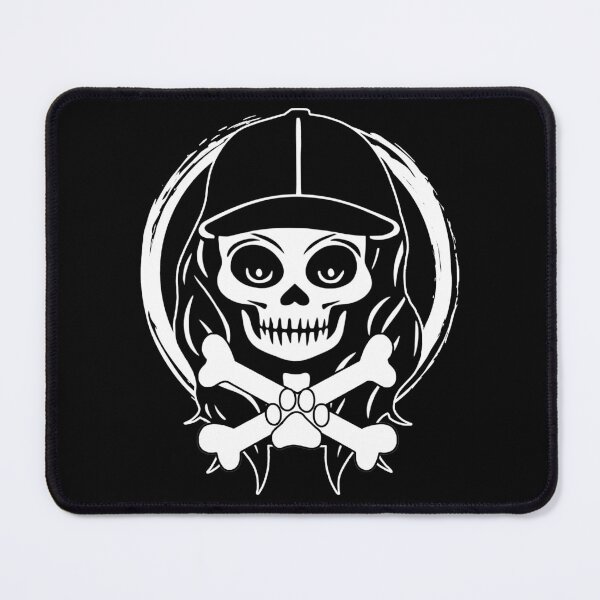 Item preview, Dog Walker Female Skull and Crossbones Paw Print White Logo designed and sold by Nuletto.
