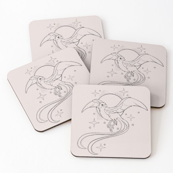 Item preview, FFXIV - Starbird (Black Lineart) designed and sold by Thirea.
