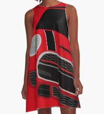 Red italian Job A-Line Dress