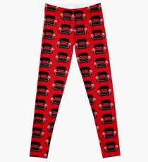 Red italian Job Leggings