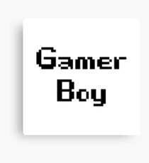 Gamer Boy Canvas Print
