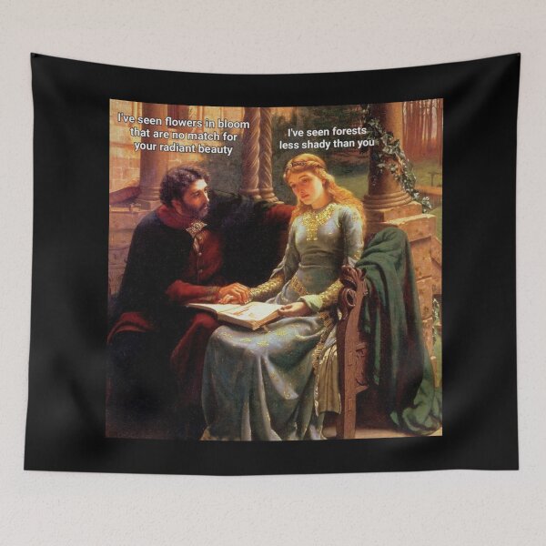 Item preview, I've seen flowers in bloom that no match for your radiant beauty - Thanksgiving, Christmas And Birthday Party Gift Ideas for Classic Memes Lovers and Fans designed and sold by Memeing Everything.