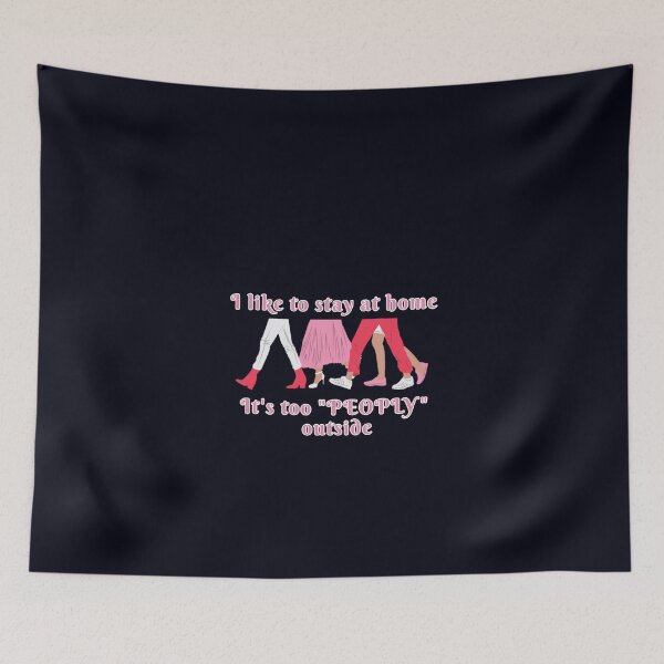 Item preview, I like to stay at home it's too peoply outside designed and sold by We Grow.