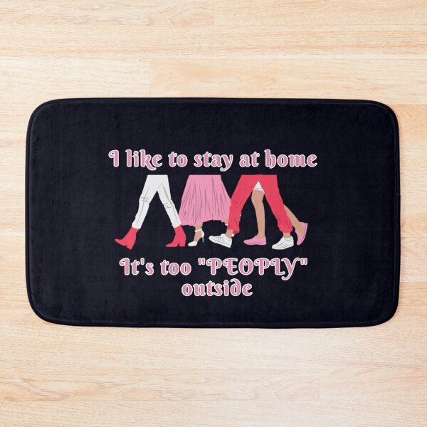 Item preview, I like to stay at home it's too peoply outside designed and sold by We Grow.
