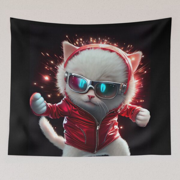 Item preview, Cute Cosmic Cat - Anime Art design designed and sold by AlNoah.