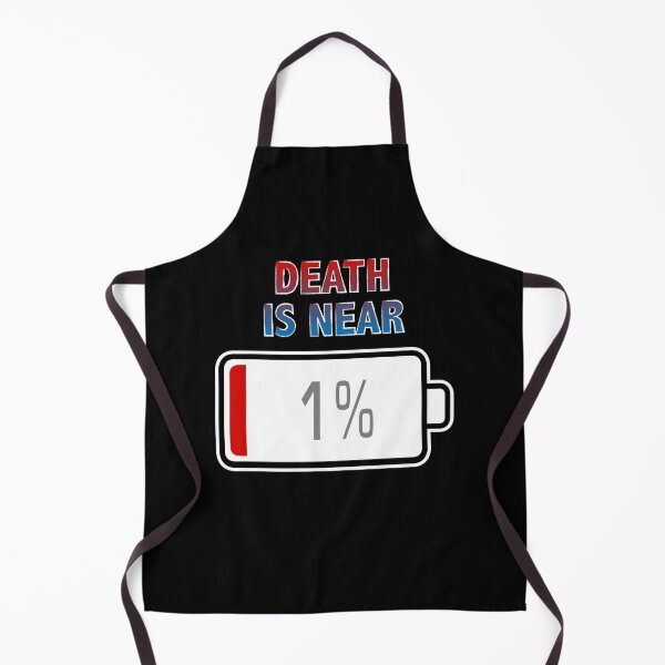Item preview, Death is Near with Battery at 1% designed and sold by Moodific.