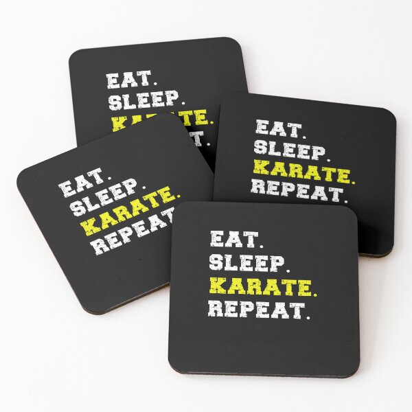 Item preview, Eat Sleep Karate Repeat! Funny Karate Instructor Design - Japanese Martial Art Design For A Karate Lover designed and sold by TheKarateStore.