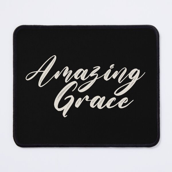 Item preview, Amazing Grace Calligraphy designed and sold by amazingjoy.