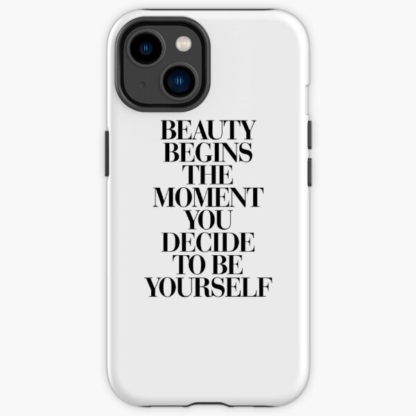 trendige Motivationszitate iPhone Robuste Hülle