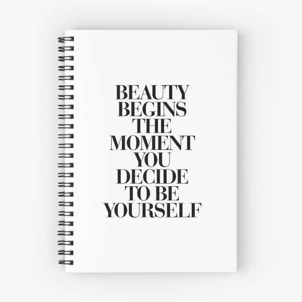Item preview, Beauty Begins The Moment You Decide to be Yourself designed and sold by MotivatedType.