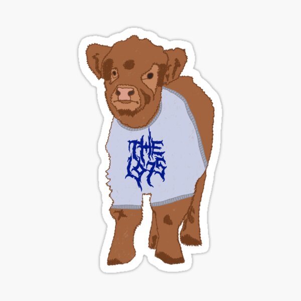 Item preview, Cow wearing my sweater - The 1975 ‘When We Are Together’ designed and sold by fattycattymatty.