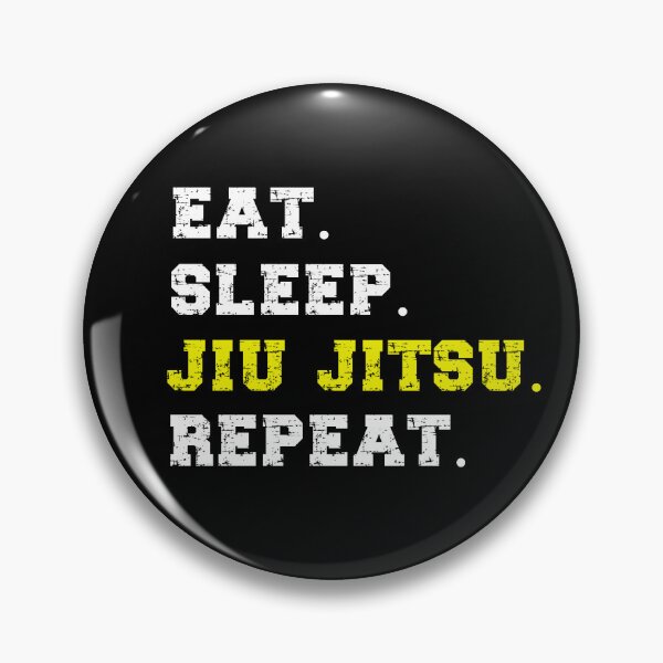 Item preview, Eat Sleep Jiu Jitsu Repeat! Funny Jiu Jitsu Design. Japanese Martial Art Quote/Phrase! Funny Jiu Jitsu Design for a Jiu Jitsu / Jujitsu Lover designed and sold by TheKarateStore.