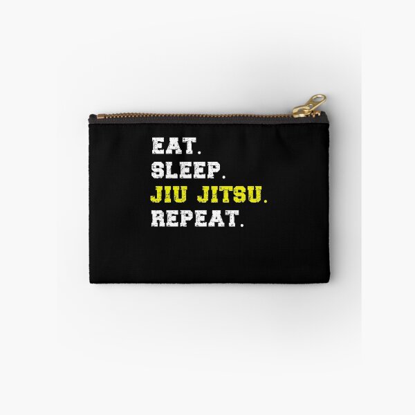 Item preview, Eat Sleep Jiu Jitsu Repeat! Funny Jiu Jitsu Design. Japanese Martial Art Quote/Phrase! Funny Jiu Jitsu Design for a Jiu Jitsu / Jujitsu Lover designed and sold by TheKarateStore.
