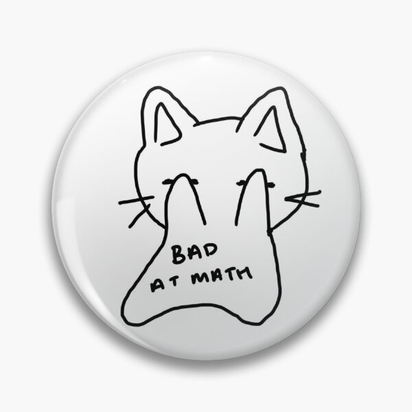 Item preview, Bad At Math Cat designed and sold by WildeStudio.