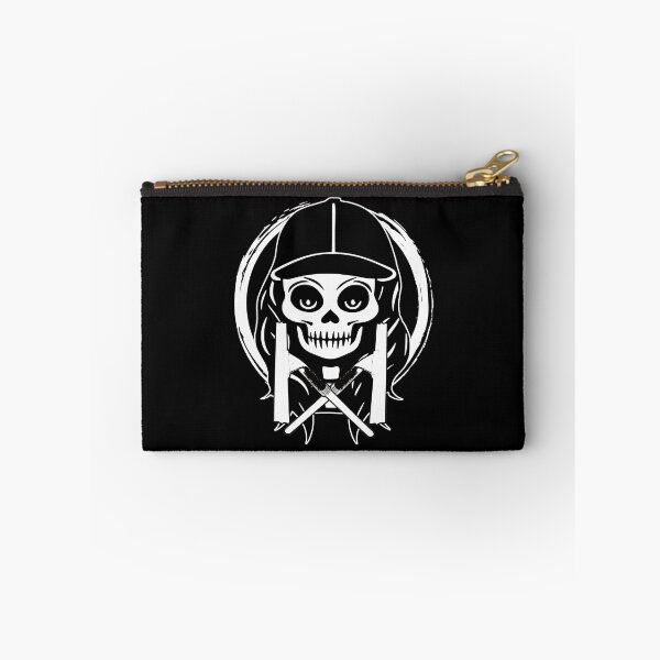 Item preview, Window Cleaner Female Skull and Crossed Squeegee White Logo designed and sold by Nuletto.