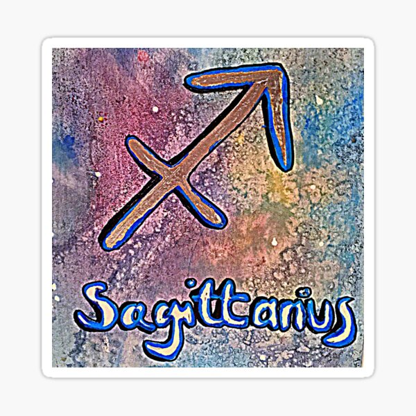 Sagittarius, zodiac, astrological, horoscope, star sign Sticker