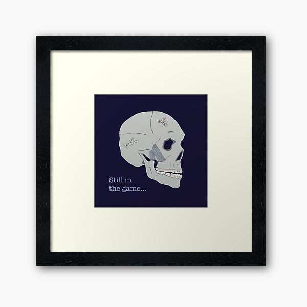 Still in the game... Framed Art Print