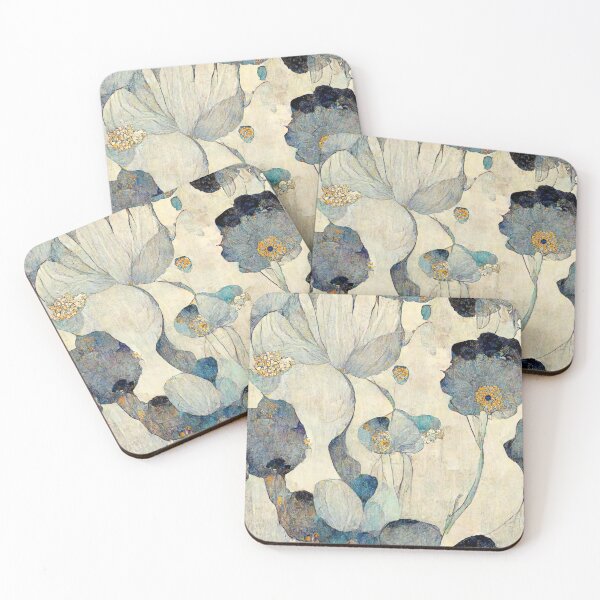 Artikelvorschau, Tranquil Blue Florals entworfen und verkauft von BellasArtStudio.
