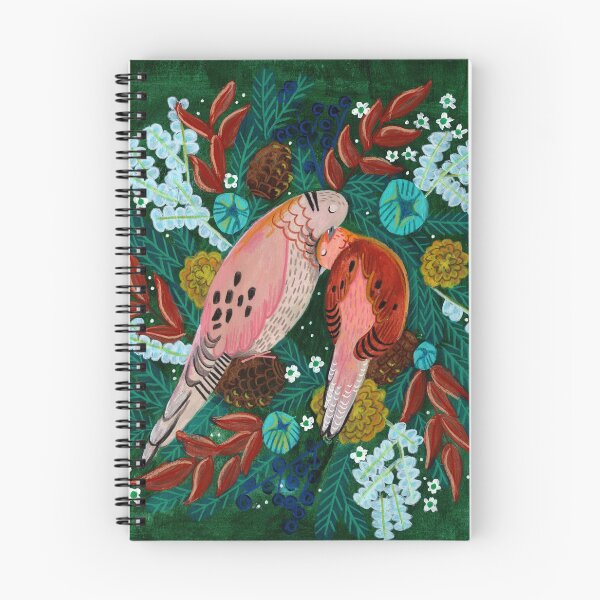 Item preview, Festive Two turtle Doves designed and sold by Caroline Bonne Müller.