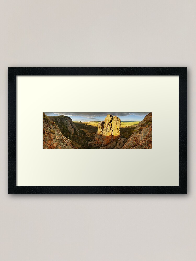 Thumbnail 1 of 7, Framed Art Print, The Pharos, Mount Arapiles, Victoria, Australia designed and sold by Chockstone.
