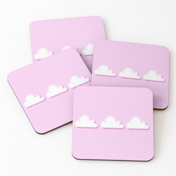 Item preview, Retro Pink Pixel Cloud Weather Icon  designed and sold by 8BitTrip.
