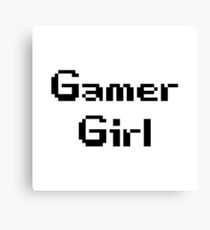 Gamer Girl Canvas Print