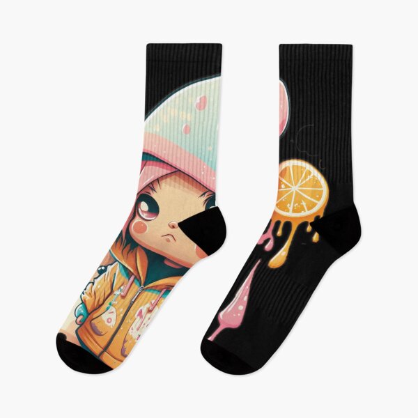 Item preview, Graffiti Kawaii Girl with Cloud and Orange Slice designed and sold by Milovani.
