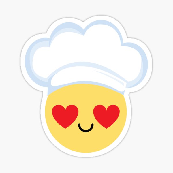 "Chef Emoji " Sticker for Sale by HippoEmo Redbubble