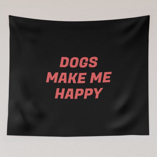 Item preview, Dogs make me happy designed and sold by Inspirationmotivation.