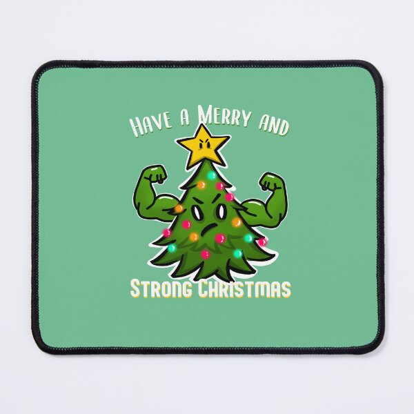 Item preview,  Christmas Tree with Muscles Strong Christmas for bodybuilder designed and sold by SusanaDesigns.