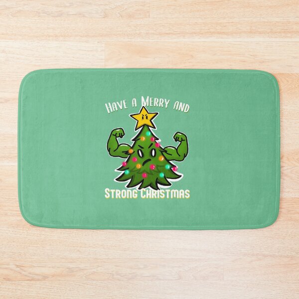 Item preview,  Christmas Tree with Muscles Strong Christmas for bodybuilder designed and sold by SusanaDesigns.