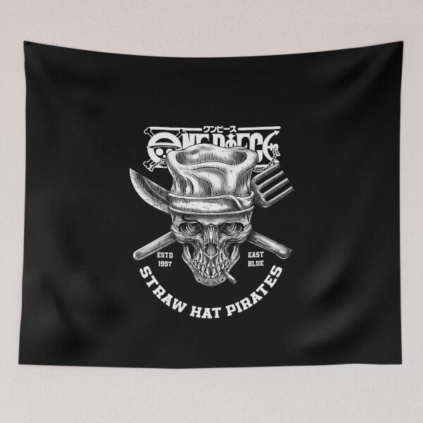 Item preview, Sanji Jolly roger straw hat pirates designed and sold by mhr24.