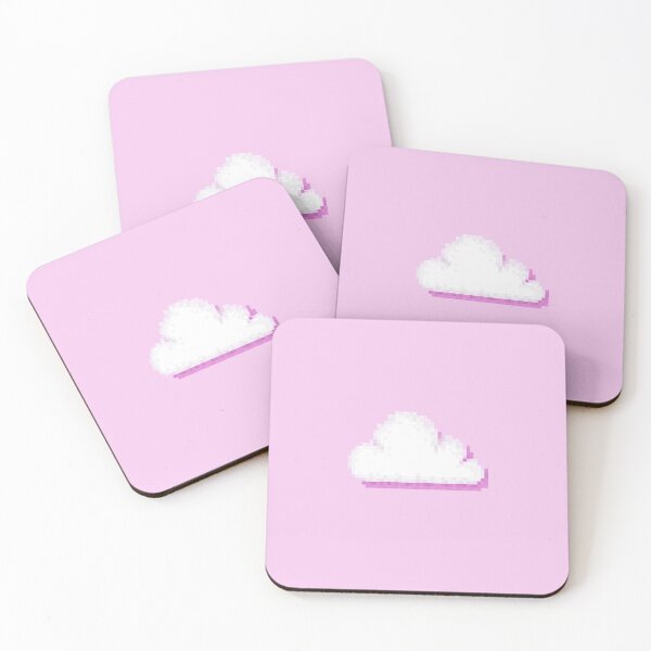 Item preview, Retro Pink Pixel Cloud Weather Icon  designed and sold by 8BitTrip.