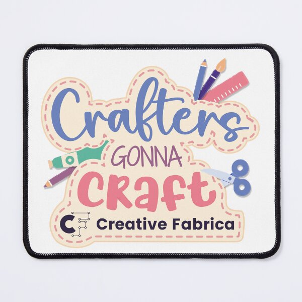 Item preview, Creative Fabrica "Crafters Gonna Craft" Quote designed and sold by CFMerch.