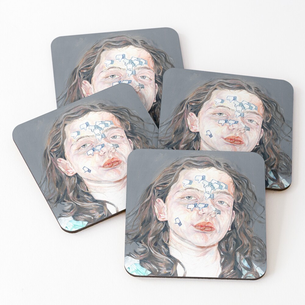 Item preview, Coasters (Set of 4) designed and sold by RiceDrawings.