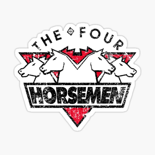 Horsemen Sticker By IrishWhipMedia | atelier-yuwa.ciao.jp