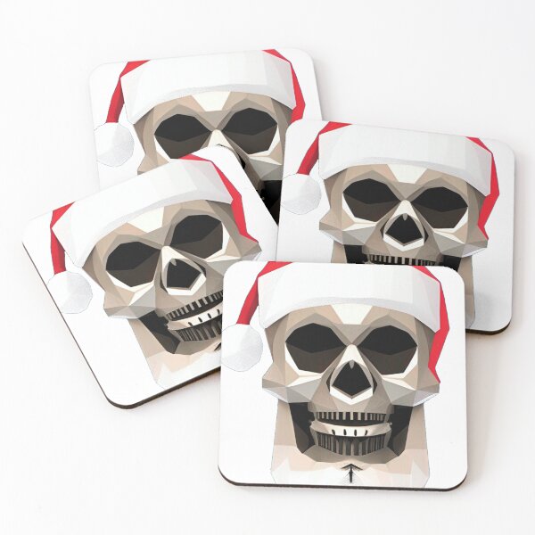 Item preview, Skull Santa Christmas - Polygon Style designed and sold by joelsnug.