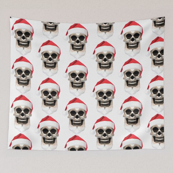 Item preview, Skull Santa Christmas - Polygon Style designed and sold by joelsnug.