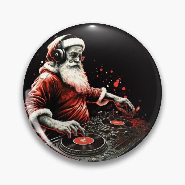 Item preview, DJ SANTA Midjourney AI Artwork designed and sold by davidjulie.
