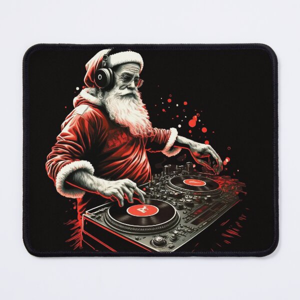 Item preview, DJ SANTA Midjourney AI Artwork designed and sold by davidjulie.