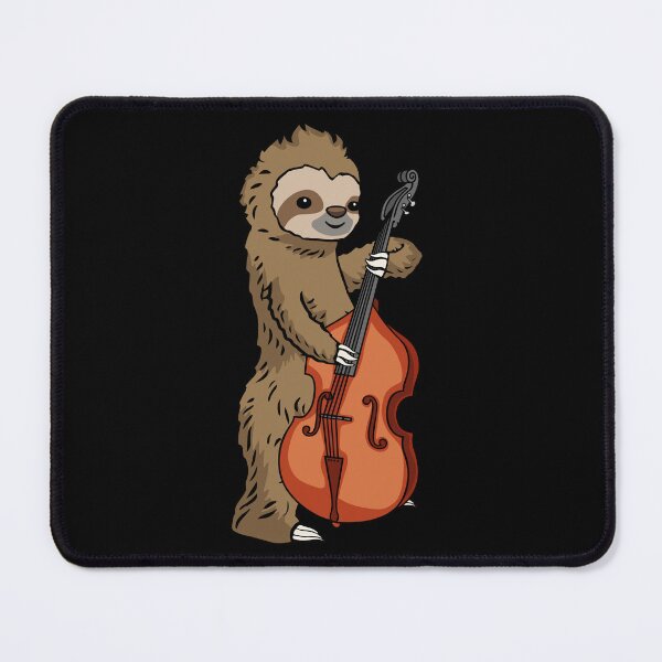 Item preview, Contrabass Music Gift Sloth Musician Double Bass designed and sold by DSWShirts.