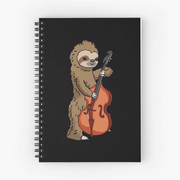 Item preview, Contrabass Music Gift Sloth Musician Double Bass designed and sold by DSWShirts.