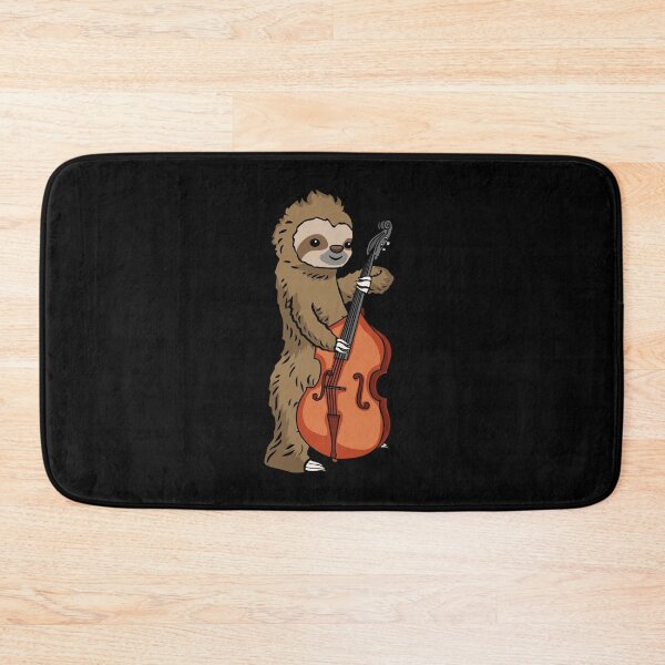 Item preview, Contrabass Music Gift Sloth Musician Double Bass designed and sold by DSWShirts.