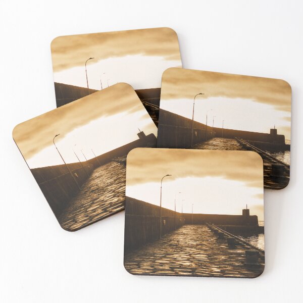 Item preview, Gyles Quay Pier in Golden Hour  designed and sold by Marcin W Photography.