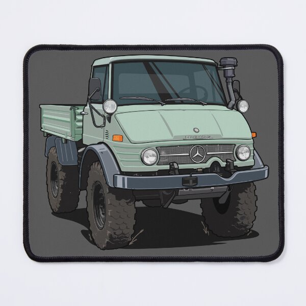 Item preview, Artwork Illustration Workhorse Mercedes UNIMOG 406 Truck - offroad Legend - 1970 designed and sold by SketchNinja.