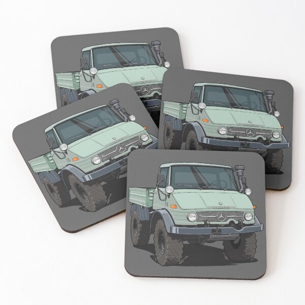 Item preview, Artwork Illustration Workhorse Mercedes UNIMOG 406 Truck - offroad Legend - 1970 designed and sold by SketchNinja.