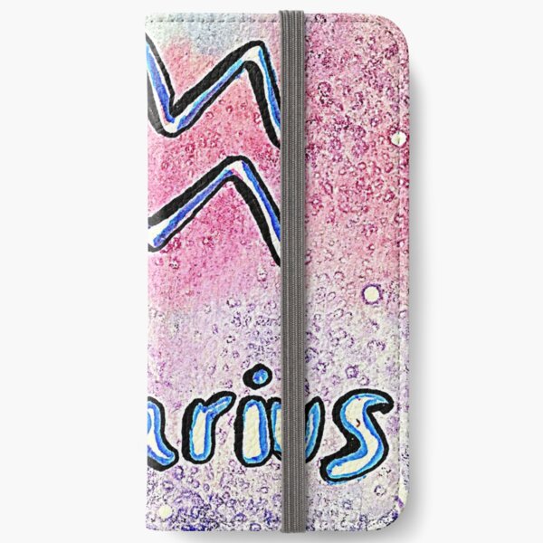 Aquarius, zodiac, horoscope, star sign, astrological iPhone Wallet