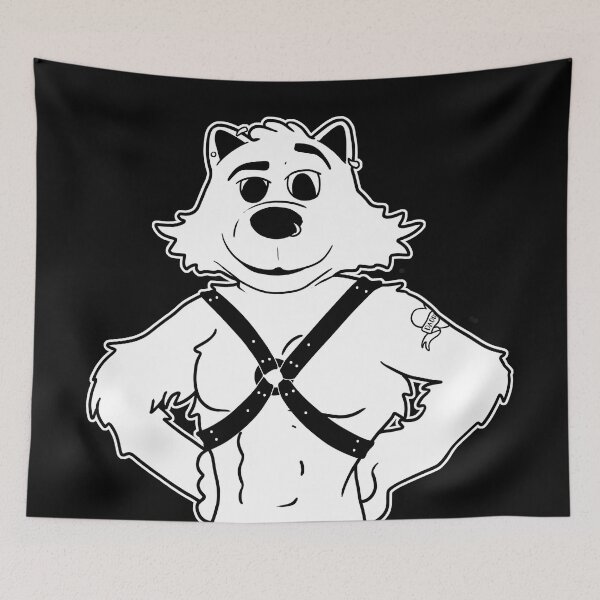 Item preview, fair use feline | leather cat daddy | film furry meme funny yms cool bad movies anthro tattoo harness kink designed and sold by politeillusts.