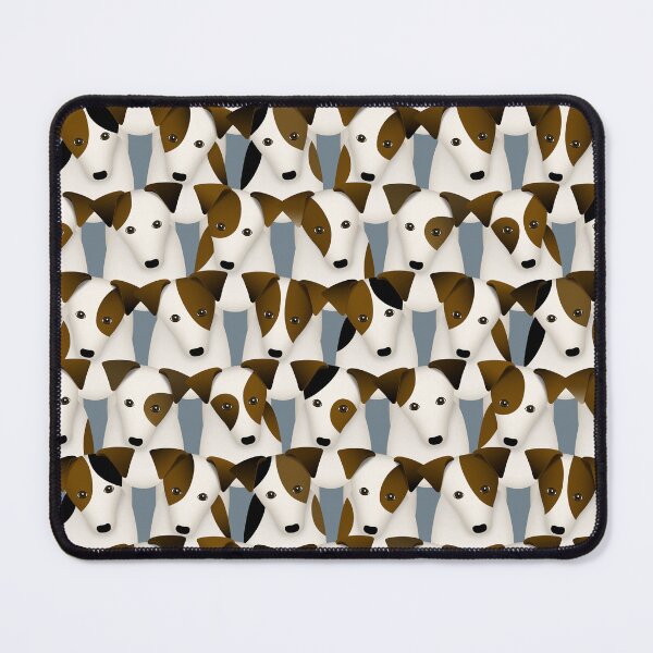 Item preview, Lots of Jack Russells funny dogs pattern designed and sold by katzdzynes.